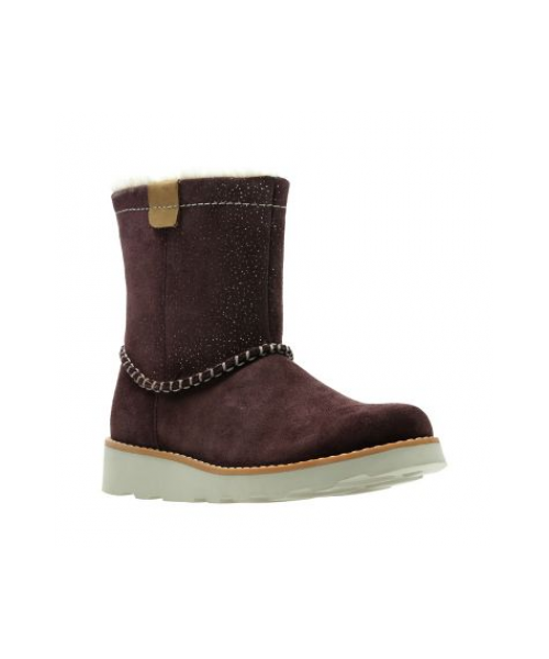Clarks - Crown Piper Burgundy Suede Clarks - Crown Piper Burgundy Suede
